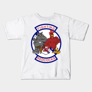 F/A 18 - Rhino - VFA22 Fighting Redcocks Kids T-Shirt